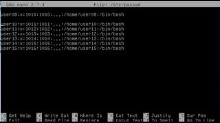 how to create and deleted multiple user in debian 9