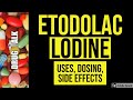 إيتودولاك لودين الاستخدامات الجرعة الآثار الجانبية