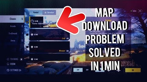 bgmi map download error...... |how to download map bgmi | how to solve map download error....