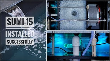 SUMI 15 Rotary drum filter installation process