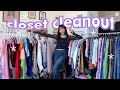 EXTREME Closet Cleanout // Decluttering + purging SOOO much clothes!!!