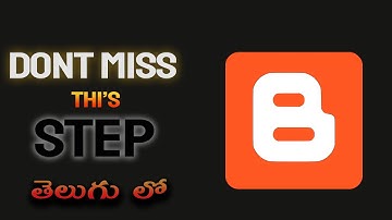 How to create blogger privacy policy page in telugu 2022 | blogger seo in telugu | blogging tutorial