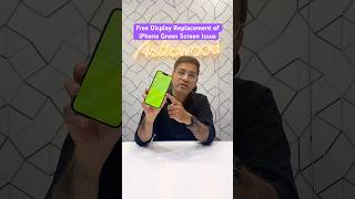 Free Display Replacement of iPhone Green Screen Issue #screenrepair #iphonerepair  #greenscreen