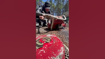 Only known one running.Extremely rare mall 5mg 2 man chainsaw.#chainsaw #logging #rare