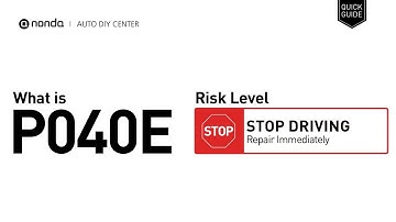 What is P040E Engine Code [Quick Guide]