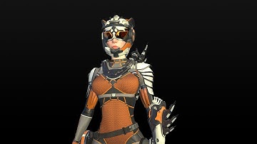 Sci Fi Girl  Epic Skeleton Test UE4