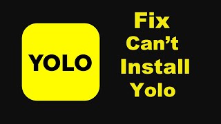 How To Fix Can't Install YOLO Error On Google Play Store in Android | Solve Can't Download Issue screenshot 4