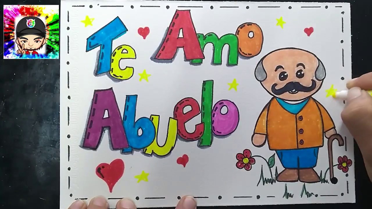 Cómo dibujar el mejor regalo para el dia del abuelo paso a paso /LEHOART -  thptnganamst.edu.vn