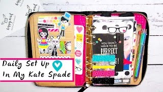 Kate Spade Daily Set Up - Planning On The Go