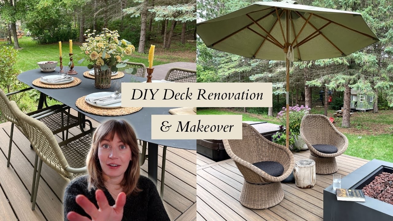 DIY Deck Renovation & Makeover - YouTube