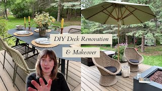 DIY Deck Renovation & Makeover