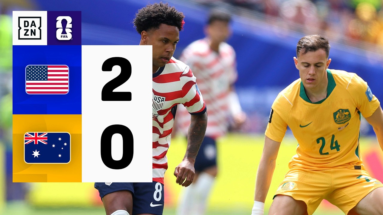 USA vs Australia highlights
