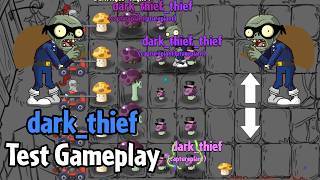DARK_THIEF Fixed Test Gameplay | Unused Dark Ages Thief Zombie | Plants vs. Zombies 2
