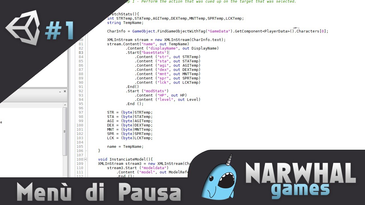 Unity3D Tutorial #1 - Creiamo un menù di pausa C# - Timewasted3rd
