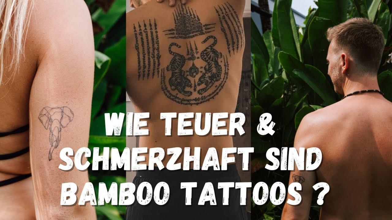 Ich lasse mir ein Bamboo Tattoo in Thailand stechen