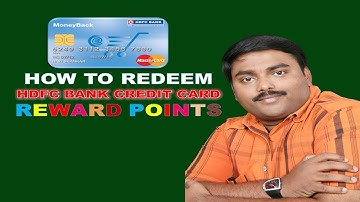 How to Redeem HDFC Credit Card Reward Points In Telugu-How to Rewards Points Converted in to Cash