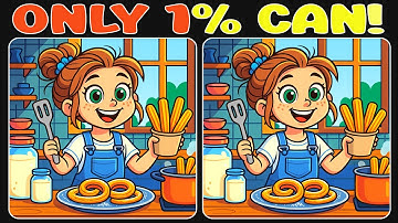 Can You Spot 3 Differences Fast? 🤯 | Spot the Difference Puzzle for Smart People 🧠
