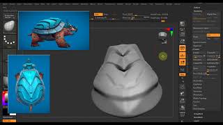 Turtle Modeling: Step 1 -  Sculpting 02