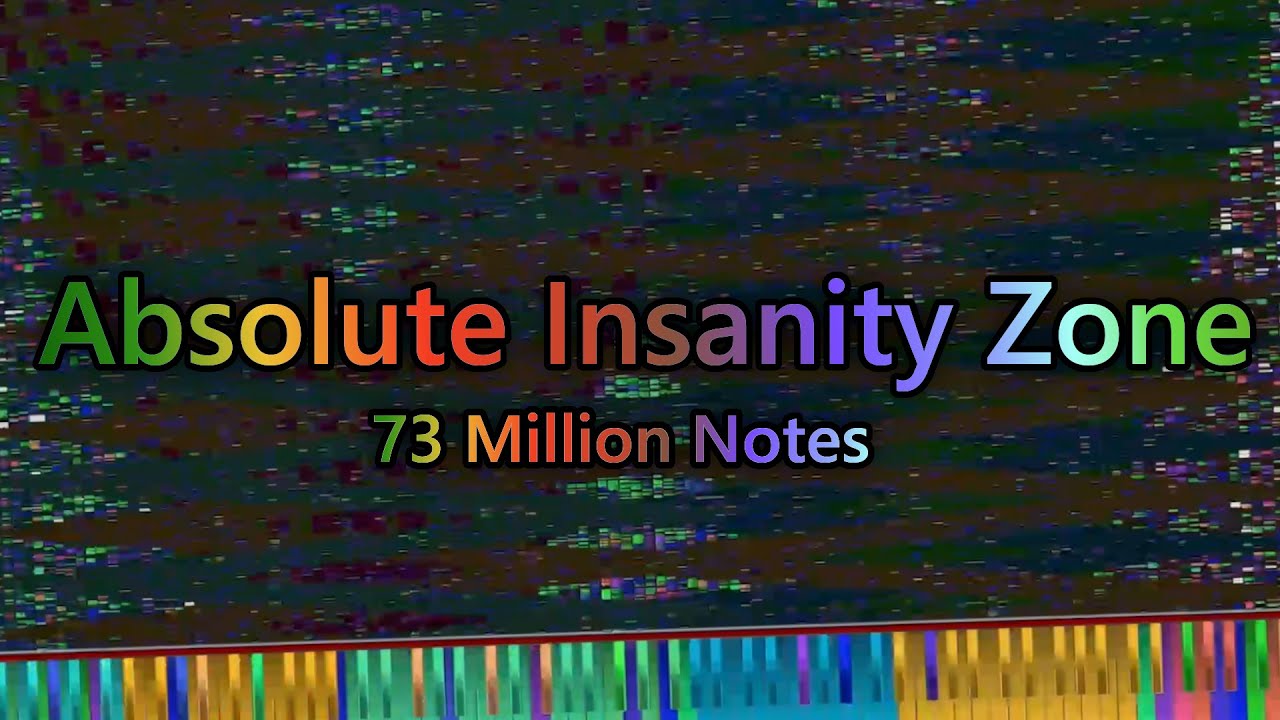 Black MIDI | Absolute Insanity Zone (73 Million Notes) - YouTube