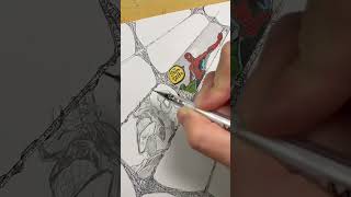 McFarlane style. Spiderman art series.