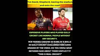 Expensive players who played street cricket like normal people without any security