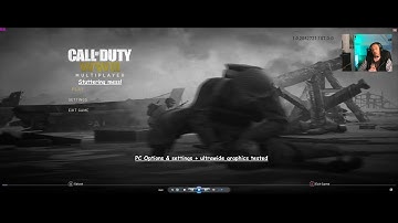 COD WW2 PC all settings & options,ultrawide graphics stutter tested in game with osd