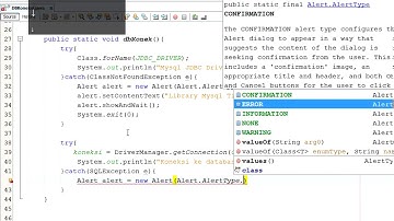 javafx database - A1 - Membuat Class Koneksi Database