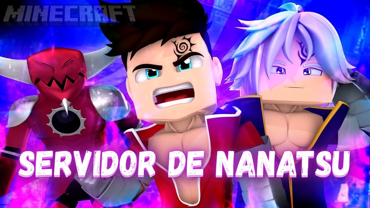 COMO JOGAR no NOVO SERVIDOR DE NANATSU NO MINECRAFT !! Rede Dark