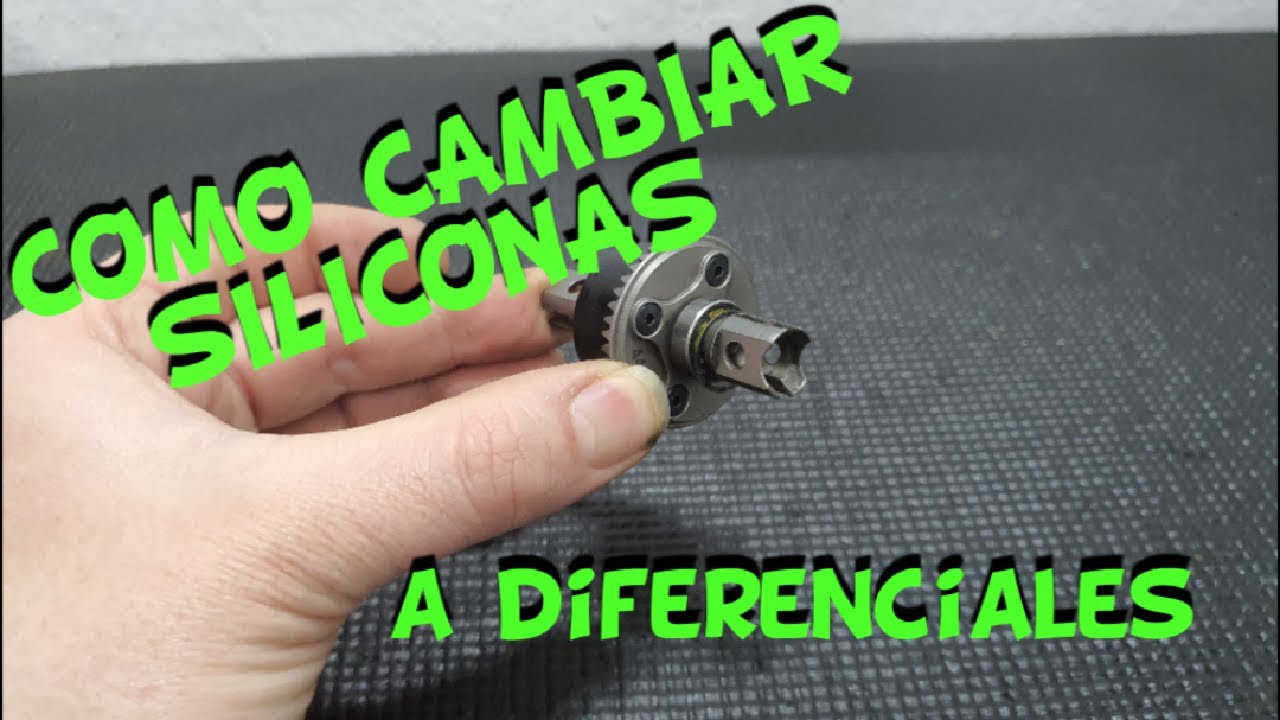 COMO CAMBIAR SIILICONAS A LOS DIFERENCIALES DE NUESTRO COCHE RADIO CONTROL