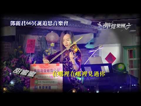 (鄧麗君66冥誕追思音樂會)~~甜蜜蜜**演奏