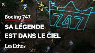 Pour fêter sa retraite, le dernier 747 trace son nom dans le ciel