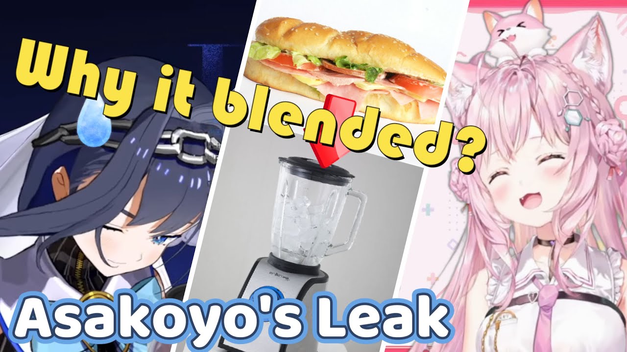 [Asakoyo] Why did she blend sandwichs?  Koyori, Approaching the Mystery! [Eng sub/Hololive clip]