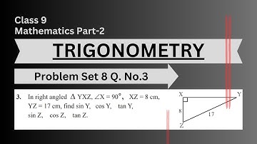 Trigonometry | Class 9 | Problem Set 8 Q 3