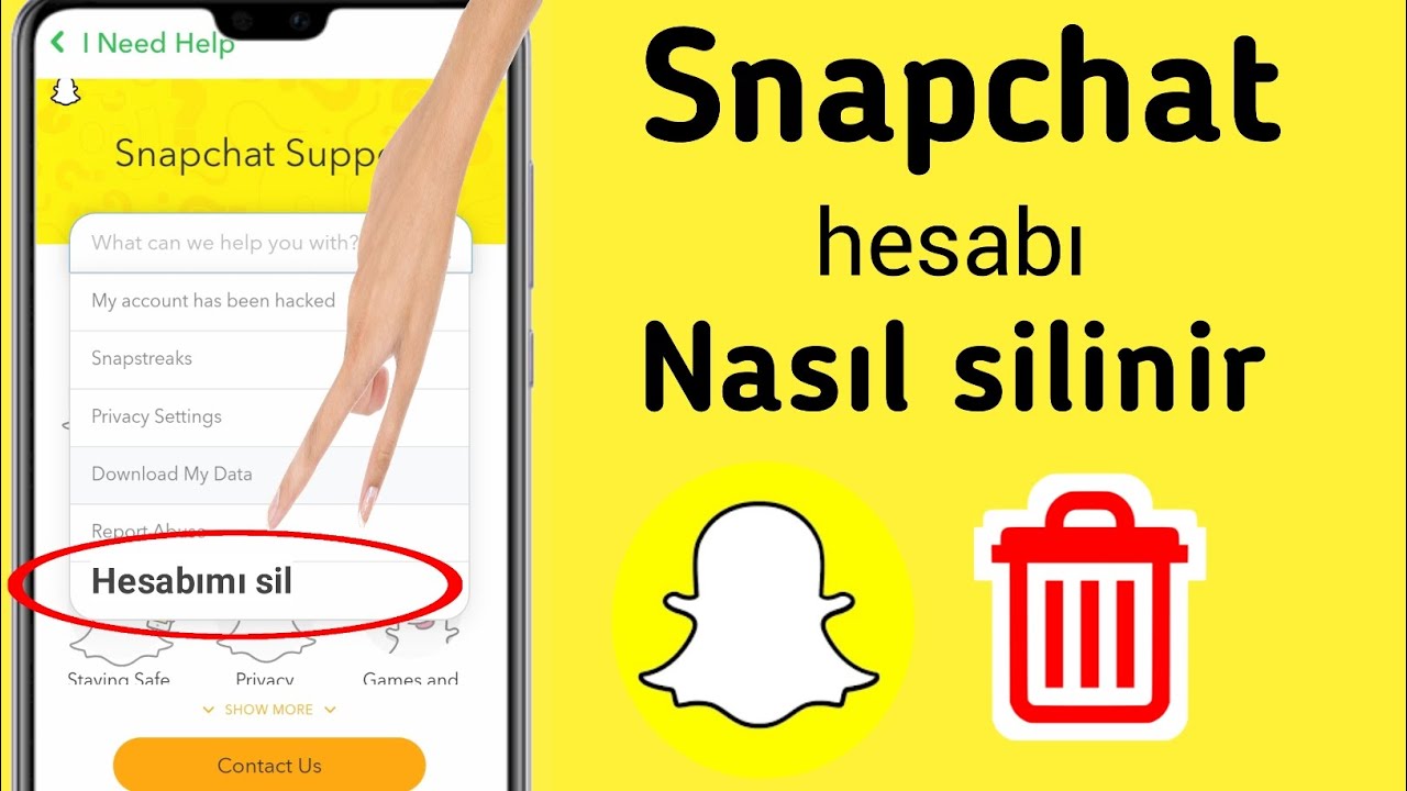 Snapchat Hesabı Nasıl Silinir (Yeni İşlem) Snapchat Hesabını Kalıcı