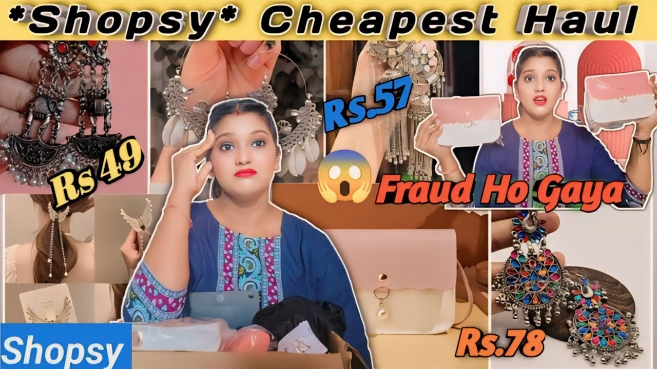 Shopsy Cheapest Haul/Jewellery,Bag /Under Rs.99/Shopsy Ki Sabse Sasti Sheapest Product