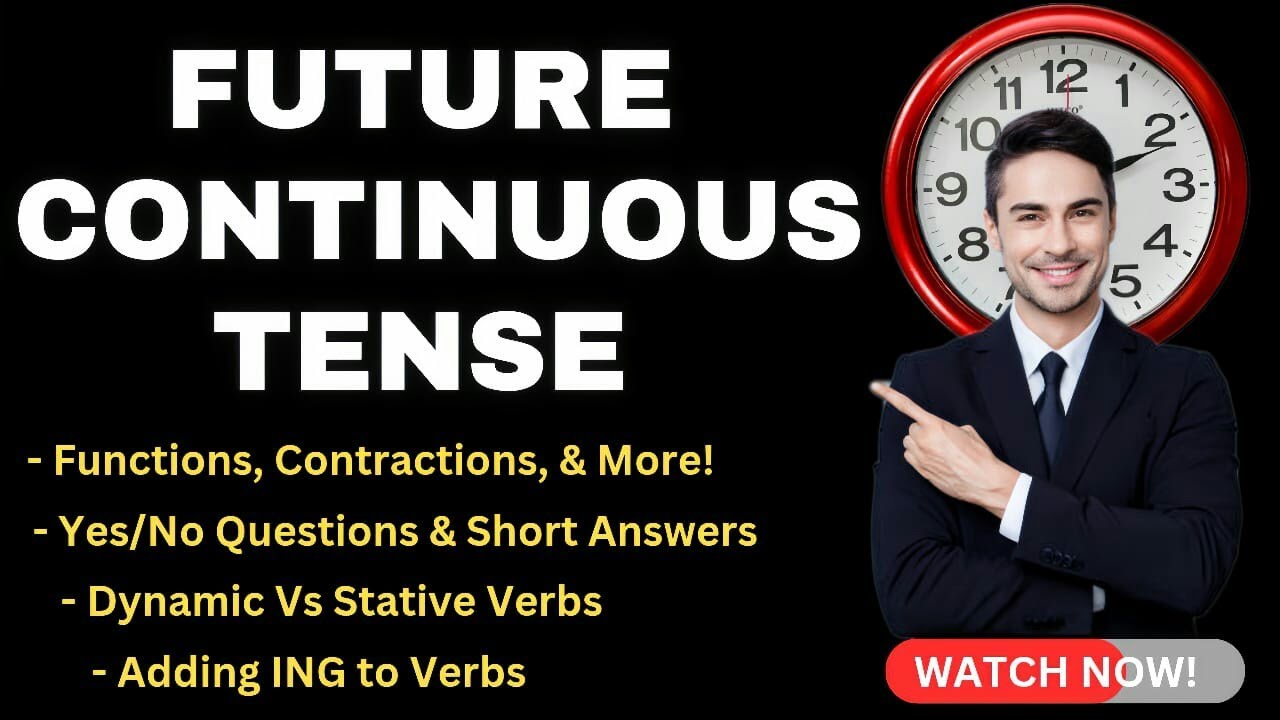 Learn English Tenses || FUTURE PROGRESSIVE TENSE - YouTube