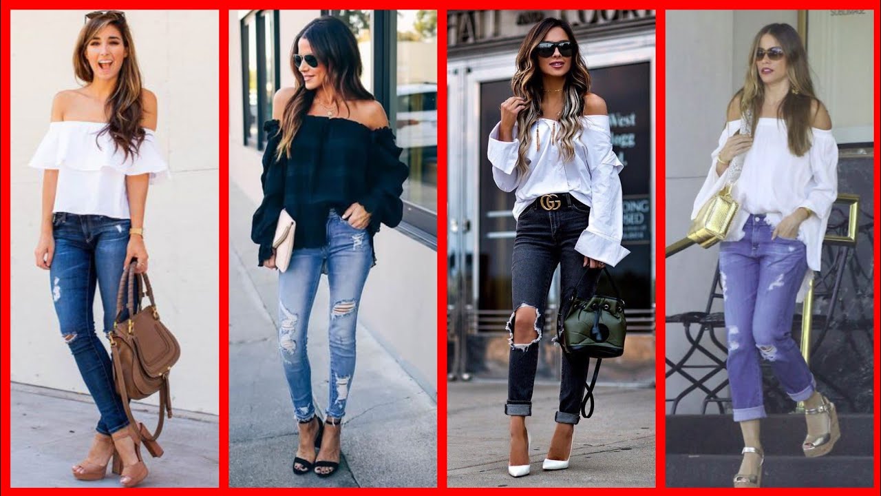 #Jeans And #Blouse Combination For #Women's #Fashion // #EveryDay # ...