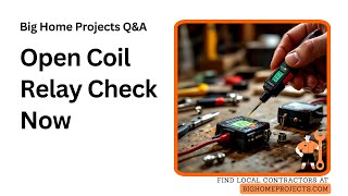 OL Coil Read Relay: Multimeter Open Coil Diagnosis