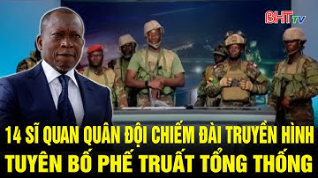 14 sĩ quan quân đội chiếm đài truyền hình, tuyên bố phế truất tổng thống | Truyền hình Hà Tĩnh