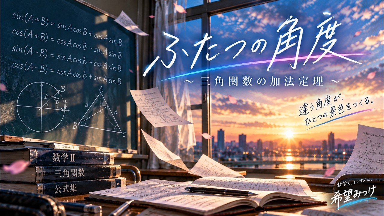三角関数の加法定理の歌 『ふたつの角度』
