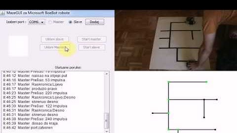 Boe Bot maze navigation with jAVA GUI & QTI sensors