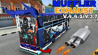 KNALPOT MUFFLER || BUSSID || V.4.4.1/V.3.7 || LINK SKIN DI DESKRIPSI 