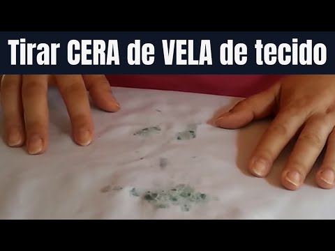 Vídeo: Como Remover A Cera De Parafina Do Tecido