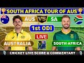 South Africa vs Australia, 1st ODI Live Cricket Score & Commentary South Africa tour of Australia