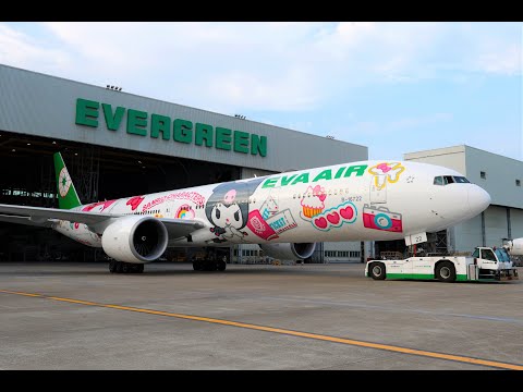 EVA Air Hello Kitty Besties Jet Behind The Scene 