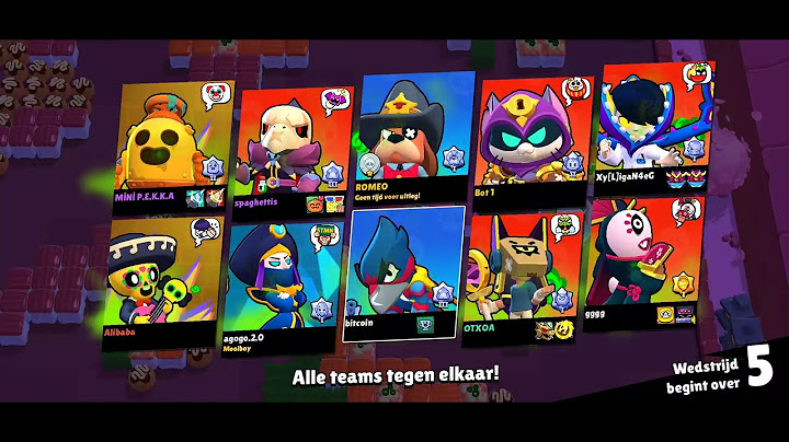 Brawl Stars met Legendarische knokker Crow lvl 11(MAX)