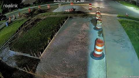 Reolink CX810 Color Night Vision Camera - Actual footage with person, animal, vehicle detection