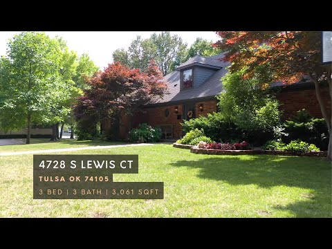 4728 S Lewis Ct, Tulsa, OK home video tour