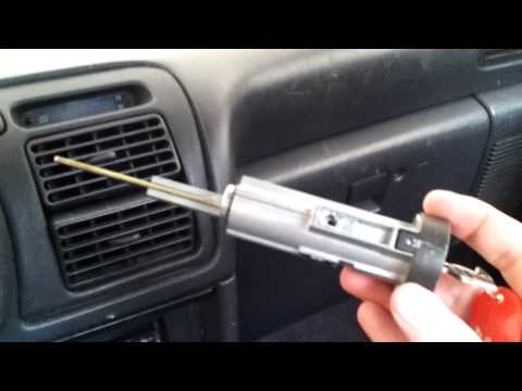 1993 Toyota Celica Ignition Cylinder Removal and Car Start without key