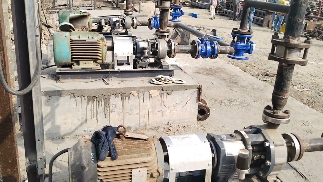 How to Setup a offbeat foundation for a Motor pump set